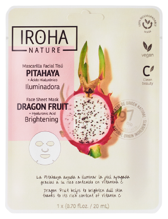 Mascarilla Iluminadora Pitahaya + Ácido Hialurónico 20 ml