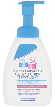 Espuma Limpiadora Baby Cara y Cuerpo 400 ml