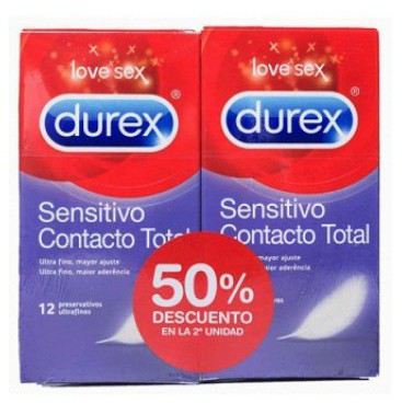 Preservativos Sensitivo Contacto Total 24 unidades