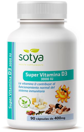 Súper Vitamina D3 90 cápsulas