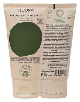 Crema Solar Natural Color Spf 50 50 ml