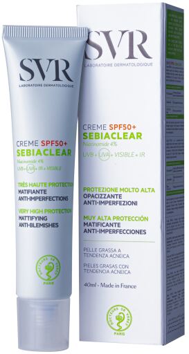 Sebiaclear Crema Matificante SPF 50+ 40 ml