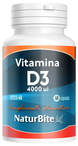 Vitamina D3 4000 Ui 60 Perlas