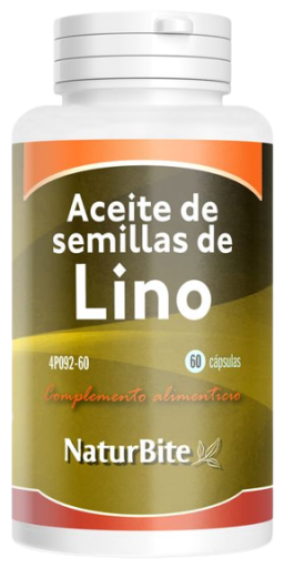 Aceite Semillas Lino 1000 Mg 60 Cápsulas