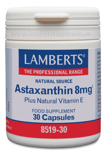 Astaxantina Con Vitamina E 8 Mg 30 uds