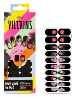 Pegatinas para Uñas Pop Villains Heat Reveal 5 Stickers