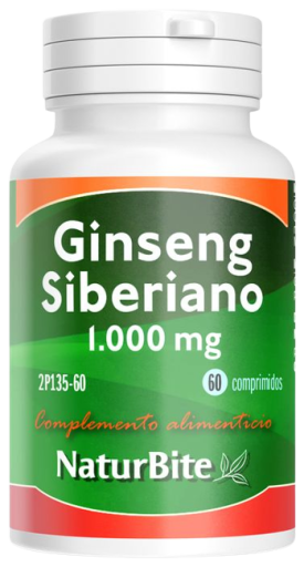 Ginseng Siberiano 1000 Mg 60 Tabletas