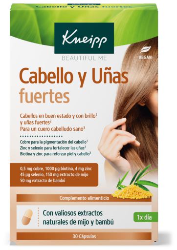 Cabello y Uñas Fuertes 30 Cápsulas