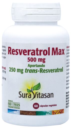 Resveratrol Max 60 Cápsulas