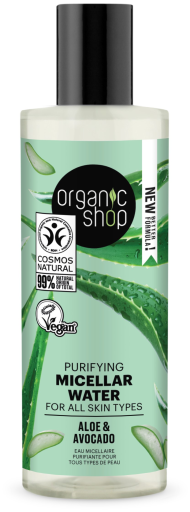 Organic Shop Agua Micelar Purificante de Aguacate & Aloe 150 ml
