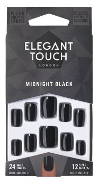 Elegant Touch U&ntilde;as Postizas Squoval 24 uds