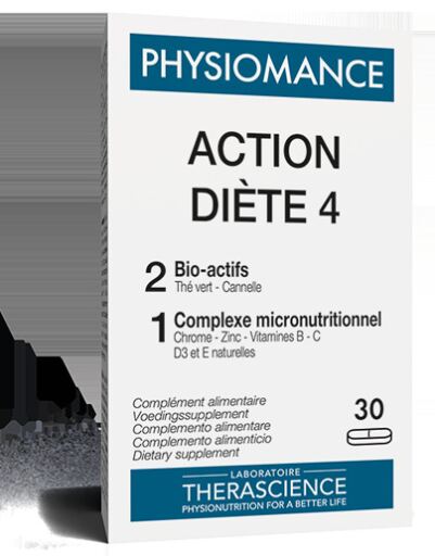 Physiomance Accion Dieta 4 30 Comprimidos