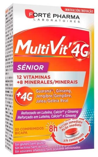 Multivit 4G Senior 30 Comprimidos