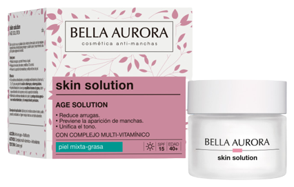 Skin Solution Age Solution Crema Piel Mixta y Grasa SPF 15 50 ml