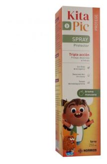 Kitapic Spray Protector Anti Piojos con Aroma de Manzana 250 ml