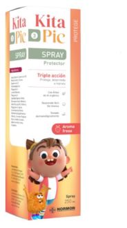 Kitapic Spray Protector Anti Piojos con Aroma de Fresa 250 ml