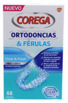 Ortodoncias & Férulas Limpiador Diario 66 Tabletas