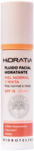 Fluido Facial Hidratante para Pieles Normales y Mixtas SPF 15 50 ml