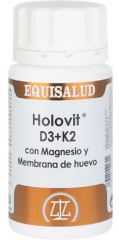 Holovit D3 & k2 con Magnesio y Membrana de Huevo 50 Cápsulas