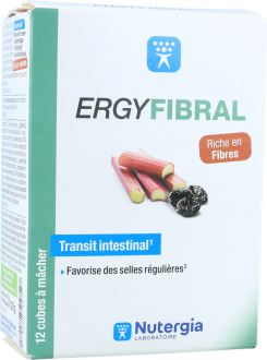 Ergyfibral Fibra 12 Cubos Masticables