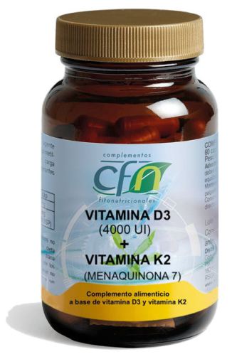 Vitamina D3 + K2 60 Cápsulas