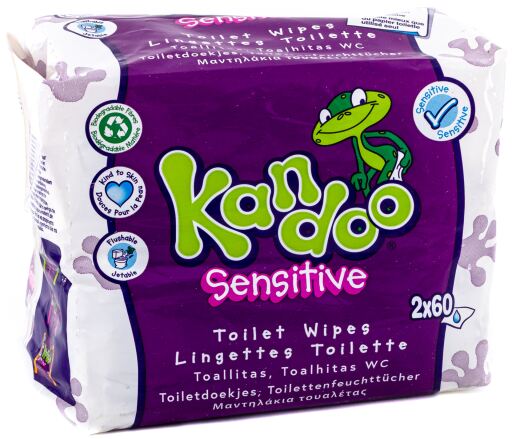 Toallitas Sensitive 2x60 Unidades