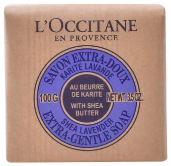 Jabón extra suave Karité Lavanda 100g