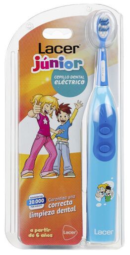 Cepillo Dental Eléctrico Junior Azul 1 Unidad