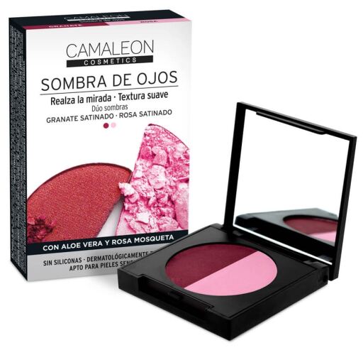 Sombras de Ojos Rosa y Granate 2 x 2,3 gr