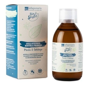 Enjuague Bucal Extra Fresco con Menta y Solidago 250 ml