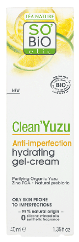 Clean Yuzu Crema Gel Hidratante Anti Imperfecciones 40 ml