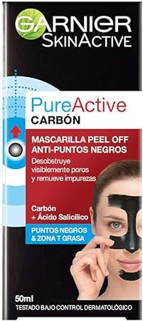 Pure Active Mascarilla Peel Off Anti Puntos Negros 50 ml