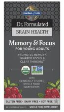 Dr Formulated Memoria y Enfoque Para Adultos Jóvenes 60 Tabletas