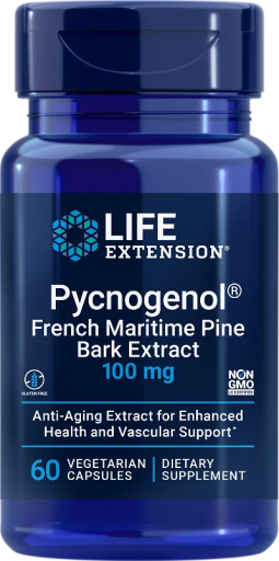 Life Extension Pycnogenol 100 mg 60 C&aacute;psulas Vegetarianas