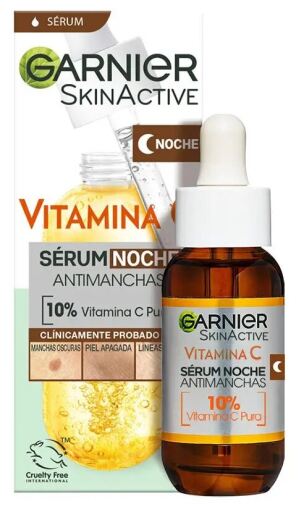 Skin Active Sérum de Noche Antimanchas con Vitamina C 30 ml