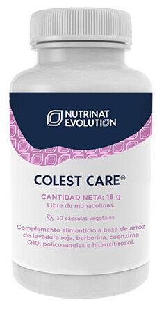 Colest Care 30 Cápsulas Vegetales