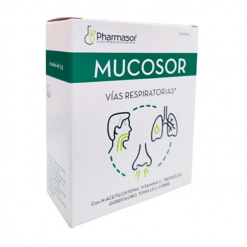 Mucosor Vías Respiratorias 16 Sticks