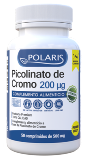 Picolinato Cromo 200 mg 50 Comprimidos