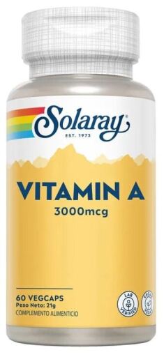 Vitamina A 10,000 Ui 60 Cápsulas