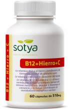 B12 + Hierro + C 60 Cápsulas 510 mg