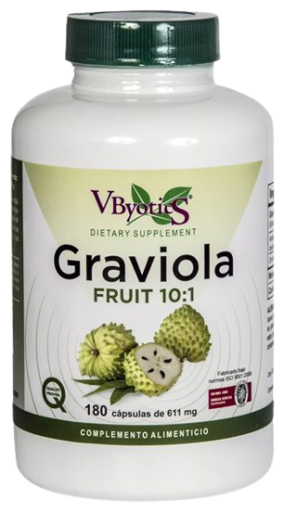 Graviola Fruit 10:1 180 Cápsulas