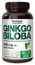 Ginkgo Biloba 60+30 Cápsulas