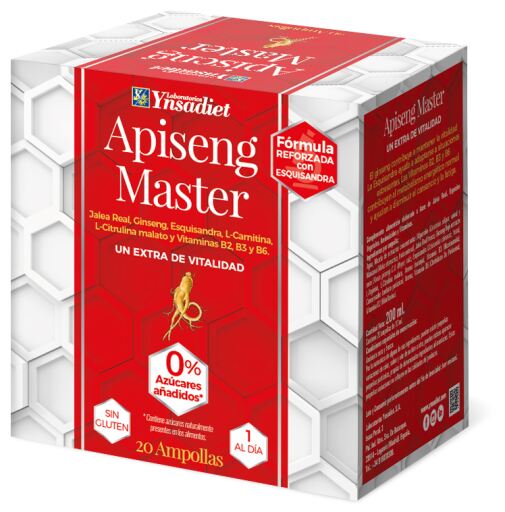 Apiseng Master 0% Azúcar 20 Ampollas