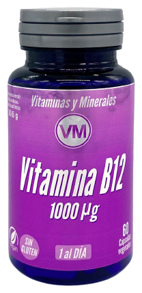 Vitamina B12 1000 mg 60 Cápsulas