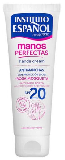 Manos Perfectas Crema Antimanchas con Rosa Mosqueta SPF 20 75 ml