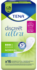 Compresa Incontinencia Normal Discreet Ultra 16 Piezas