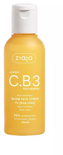 Vitamina C.B3 Niacinamida Tónico Facial Iluminador 1% 120 ml