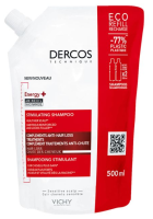 Dercos Energy+ Recarga Champú Estimulante Anticaídas 500 ml