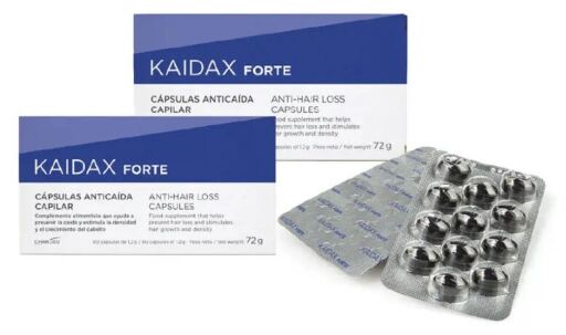 Kaidax Forte Duo Cápsulas Anticaída 2 x 60 Cápsulas