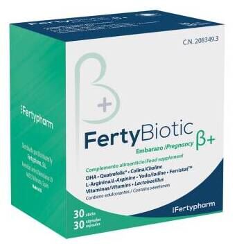 FertyBiotic Embarazo B+ 30 Dosis